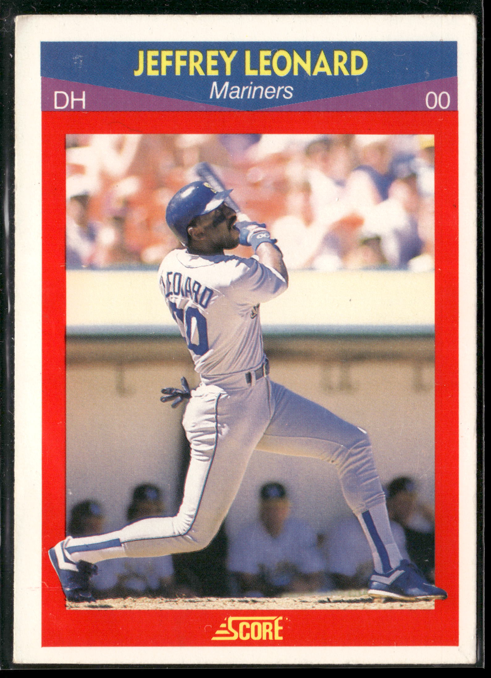 1990 Score 100 Superstars #91 Jeffrey Leonard